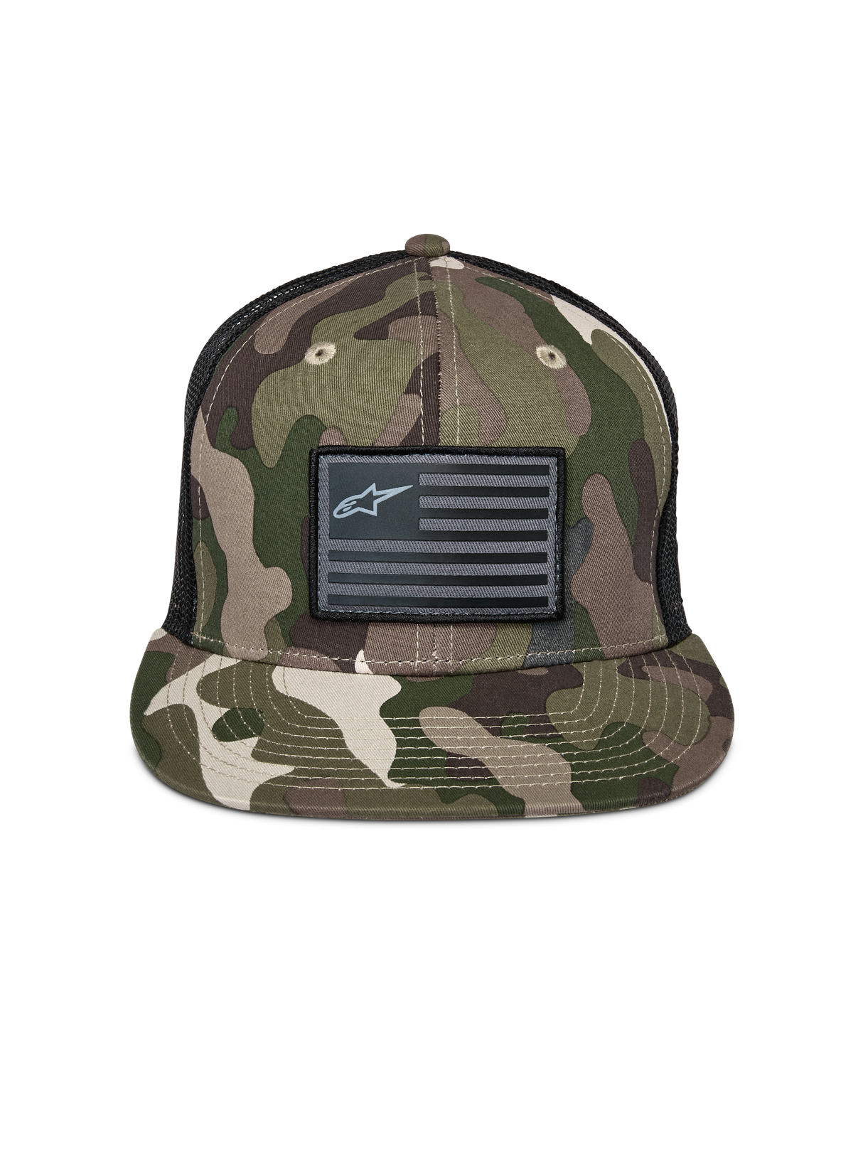 Flag Flat Trucker Hat