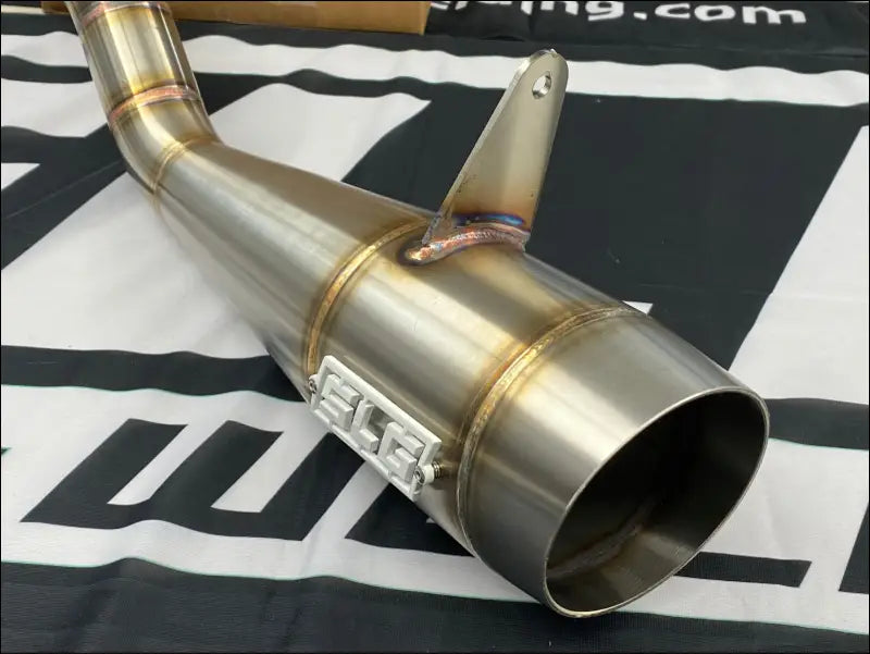 2015-2024 Gen 2 CanAm Outlander 450-570cc Megaphone Slip On - Raw Stainless / Oxygen sensor bung - Exhaust