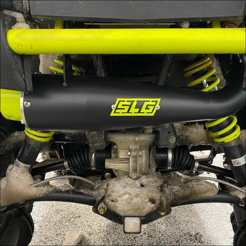 2017-2022 Polaris Sportsman Highlifter 850-1000cc Sniper Performance Series Slip - Raw stainless / Removable spark