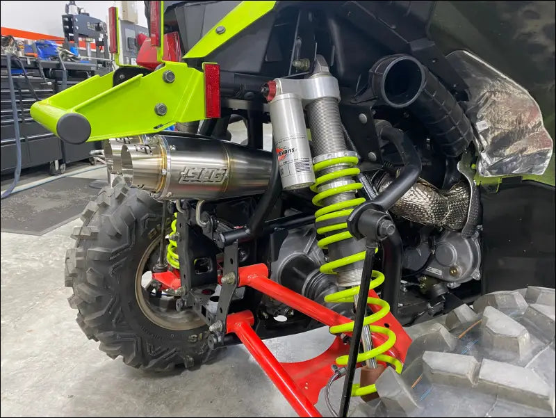 2021-2025 Polaris Sportsman and Scrambler 1000 S (55’’ Model ONLY) Sniper Quiet Series Dual Slip On - Raw stainless