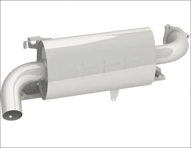 2022-2024 RZR Turbo R Sport Series Chambered Core Slip-On Exhaust AT-9524SP