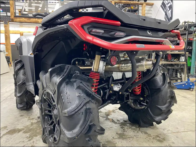 2025 Gen 3 CanAm Outlander 850-1000cc All Models Sniper Performance Series Slip On - Raw Stainless/Small Logo / Cutout