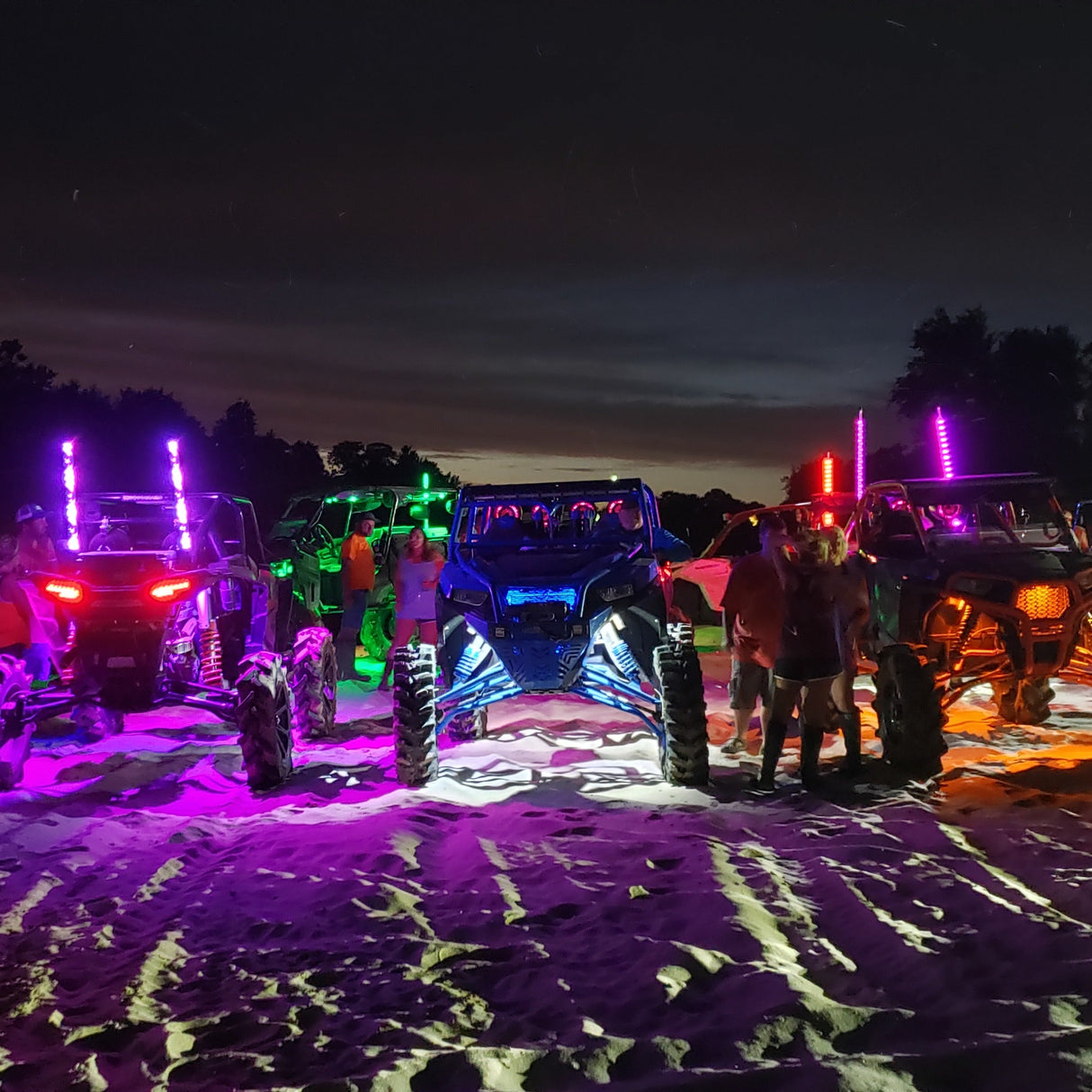 Infinite Offroad | (DOUBLE HELIX) WHIPS - NOT COMPATIBLE WITH ROCK LIGHTS