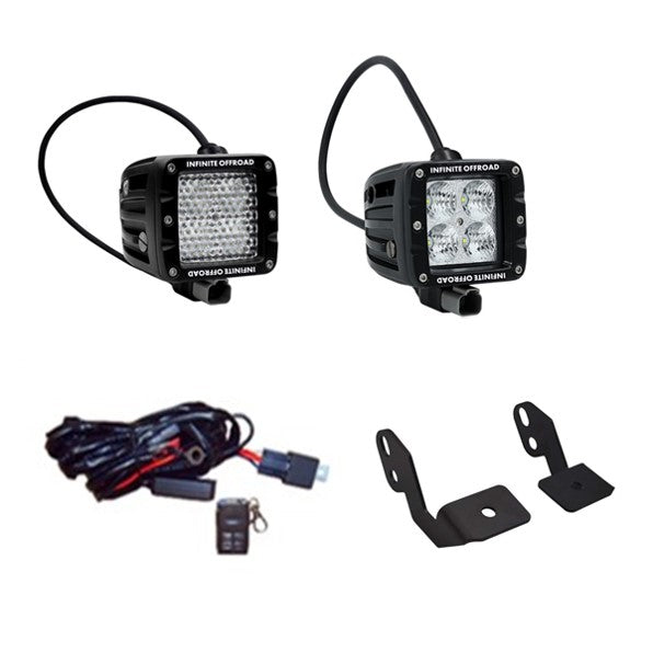 Infinite Offroad | (RZR / GENERAL) - A PILLAR LIGHT POD KIT