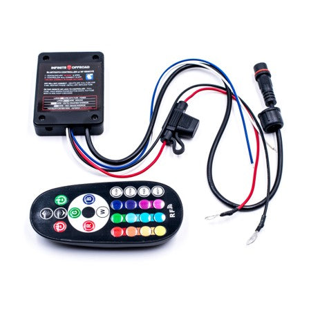 Infinite Offroad | (RGB+W) WHIP BLUETOOTH CONTROLLER W-RF REMOTE