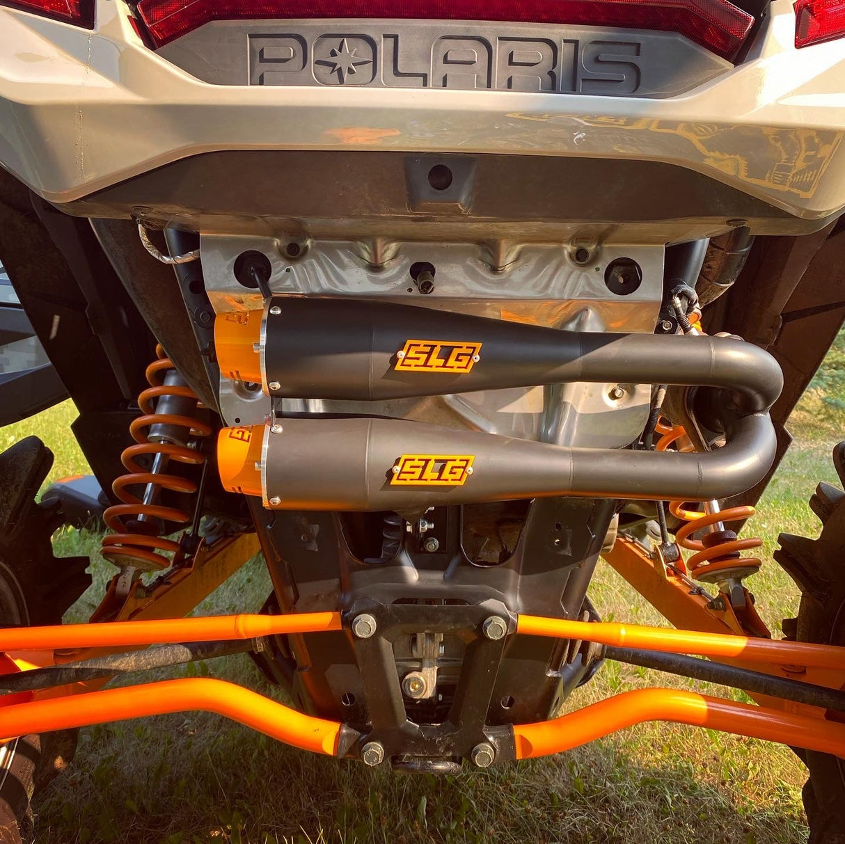 2018-2021 Polaris RZR XP and RS1 1000cc Sniper Quiet Series Dual Slip On