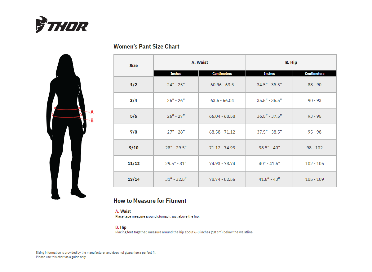 2026 Thor Women's LAUNCHMODE Bleach Pants