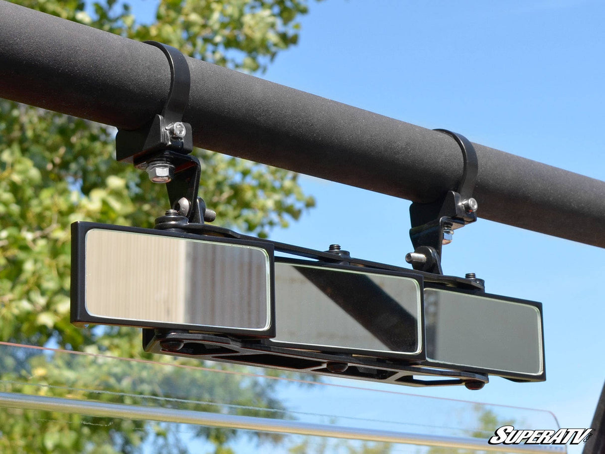 3 Panel Rear View Mirror with 1.75in. Clamps