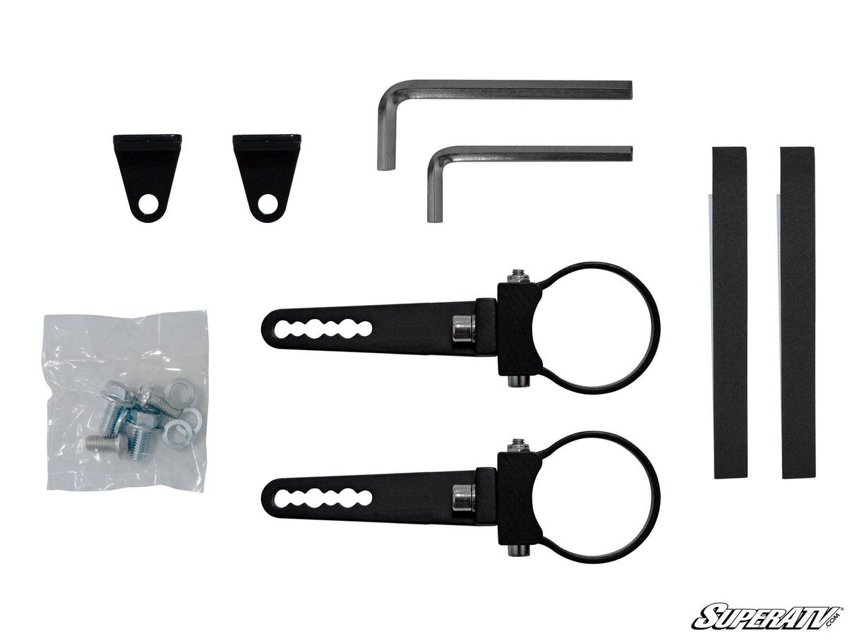 3 Panel Rear View Mirror with 1.75in. Clamps