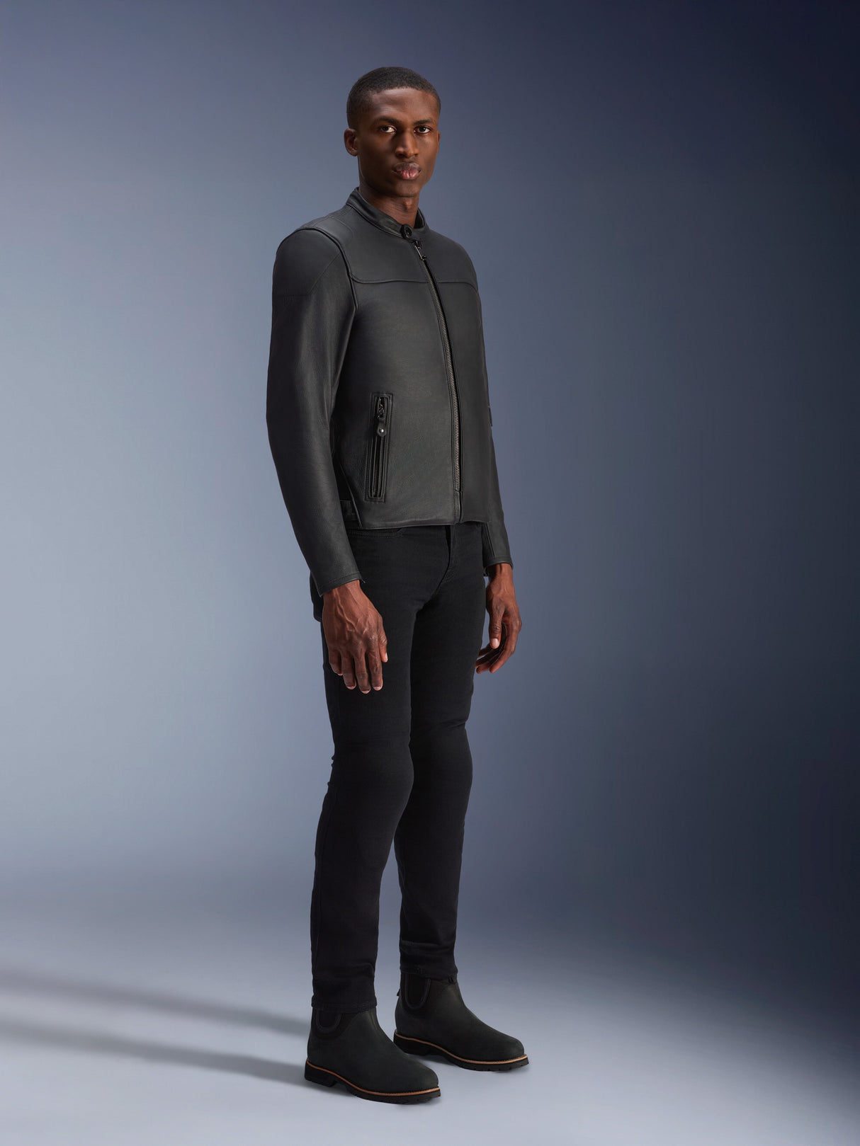 Blacktrack Leather Jacket