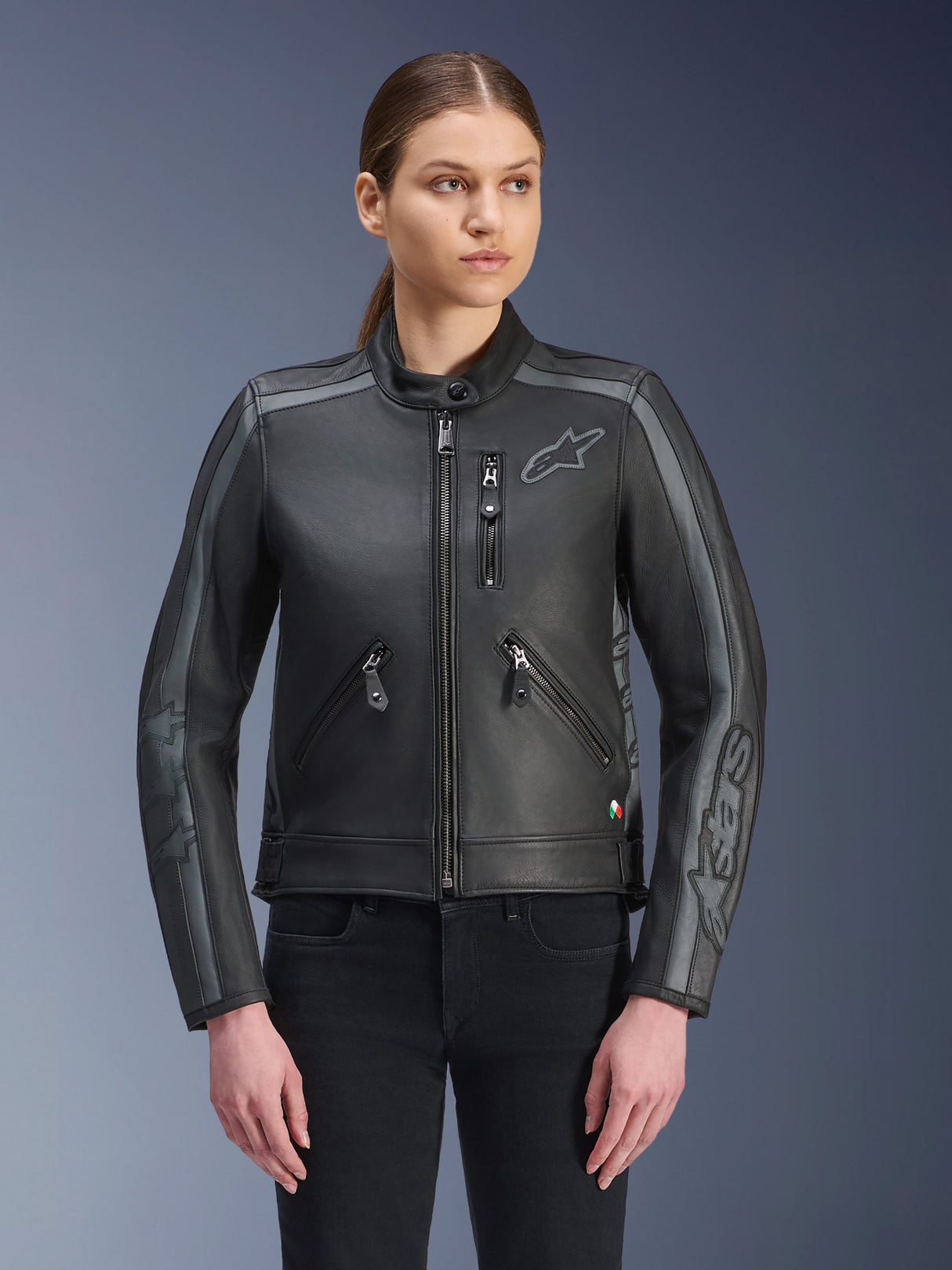 Women Stella Dyno Leather Jacket