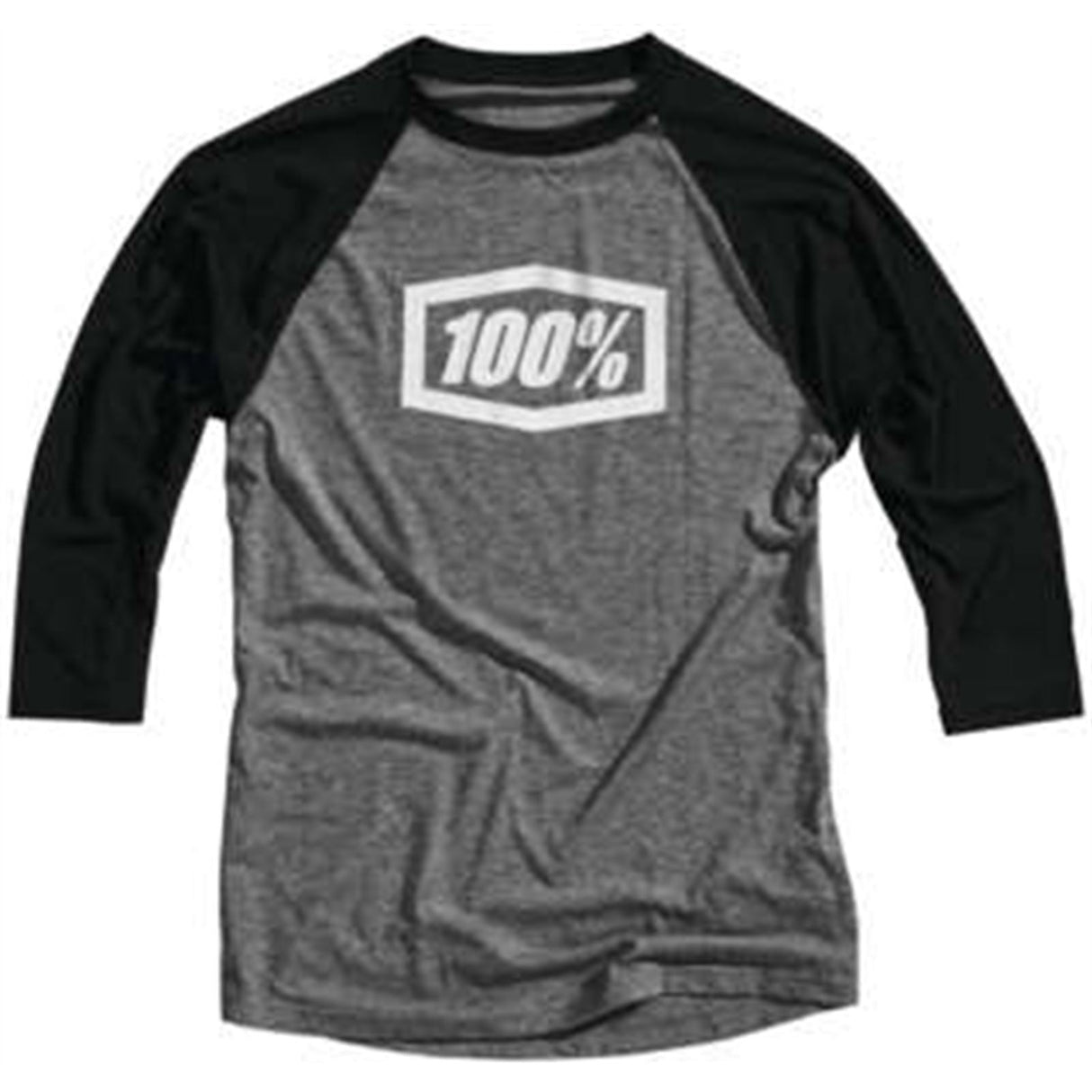 100% Tech Essential T-Shirt - Grey/Black - Small 35009-057-10