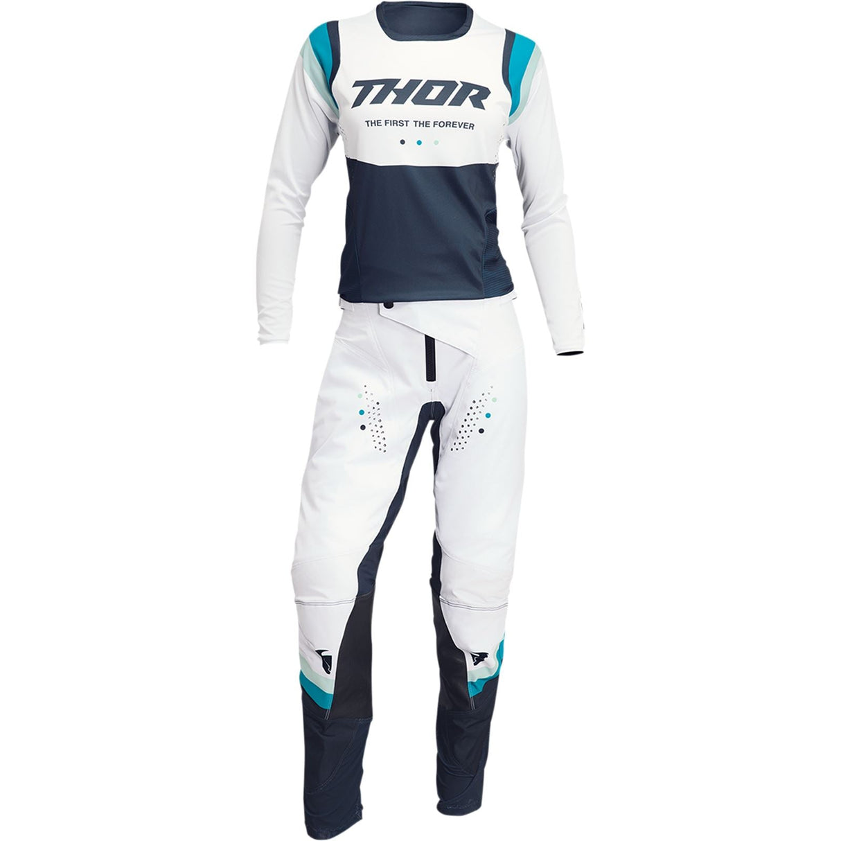 Thor Women's Pulse REV Jersey - Midnight/White - XL 2911-0236