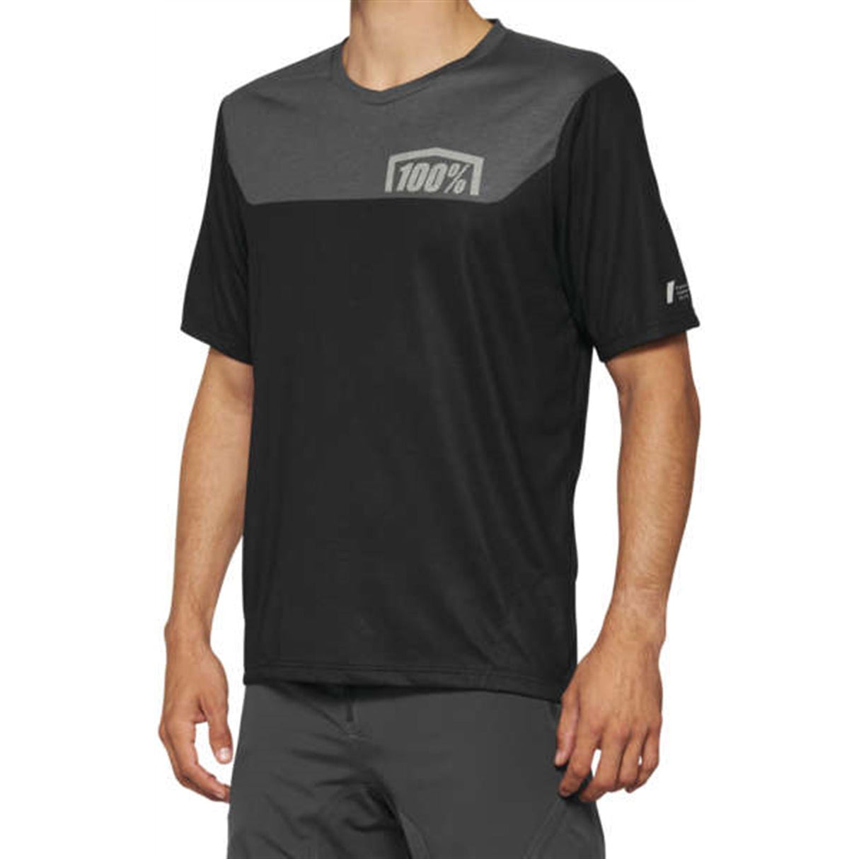 100% Airmatic Jersey - Short-Sleeve - Gray/Midnight