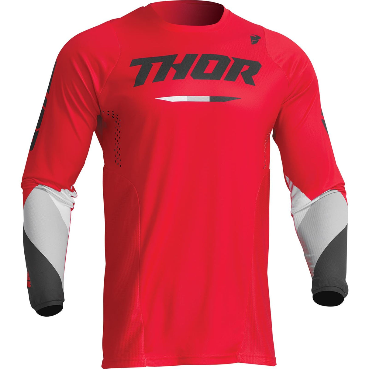 Thor Youth Pulse Tactic Jersey - Red - Large 2912-2207
