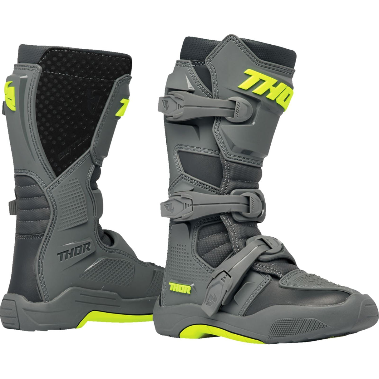 Thor Youth Blitz XR Boots - Gray/Charcoal_1306914