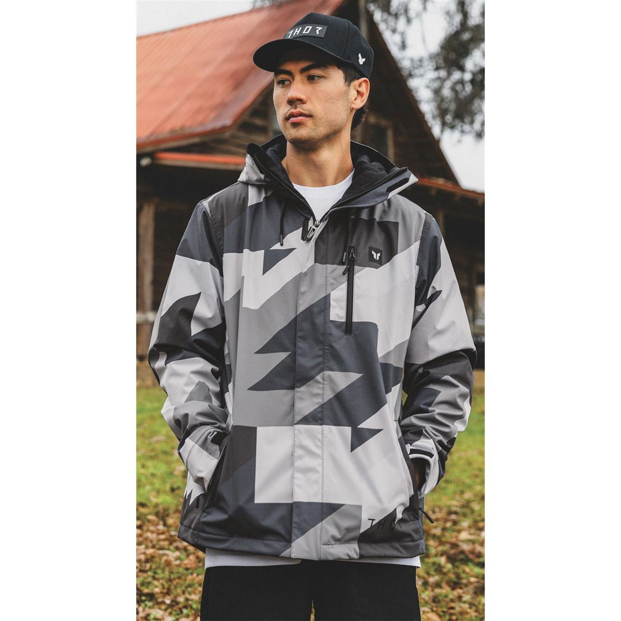 Thor Brave Heavyweight Tour Jacket - Gray/Black Camo