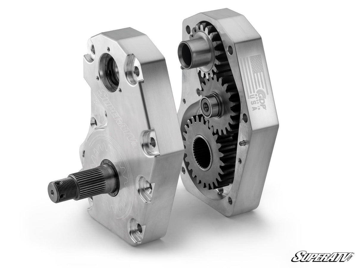 Kawasaki Ridge 6in. Portal Gear Lift - 30 % Gear Reduction - Billet
