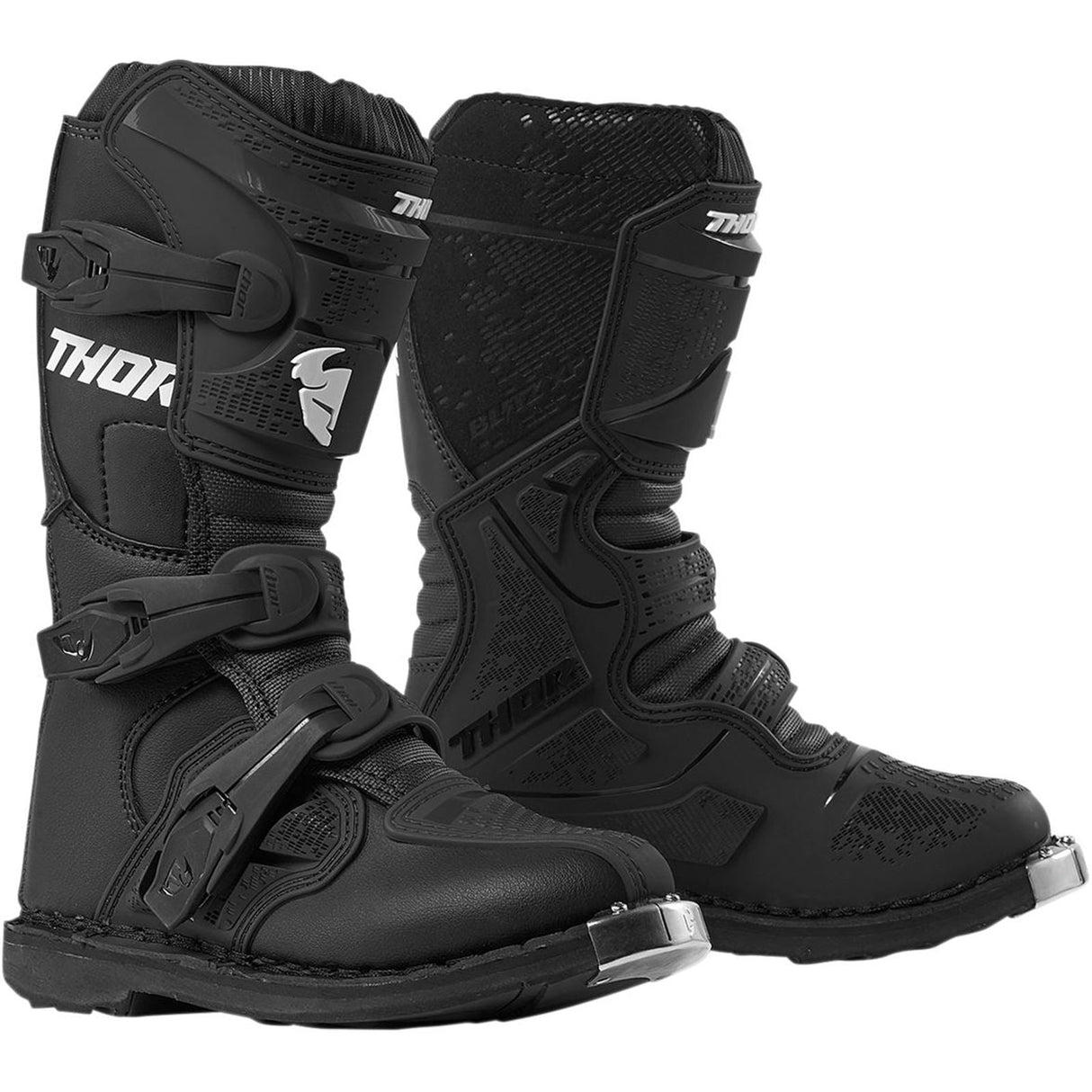 Thor Youth Blitz XP Boots - Black - 4 3411-0506