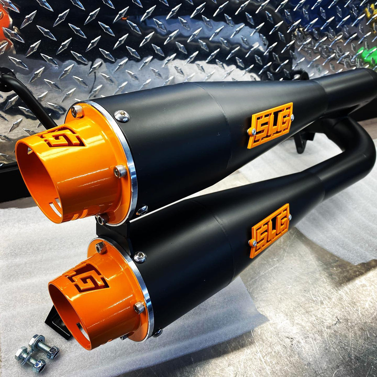 2018-2021 Polaris RZR XP and RS1 1000cc Sniper Quiet Series Dual Slip On