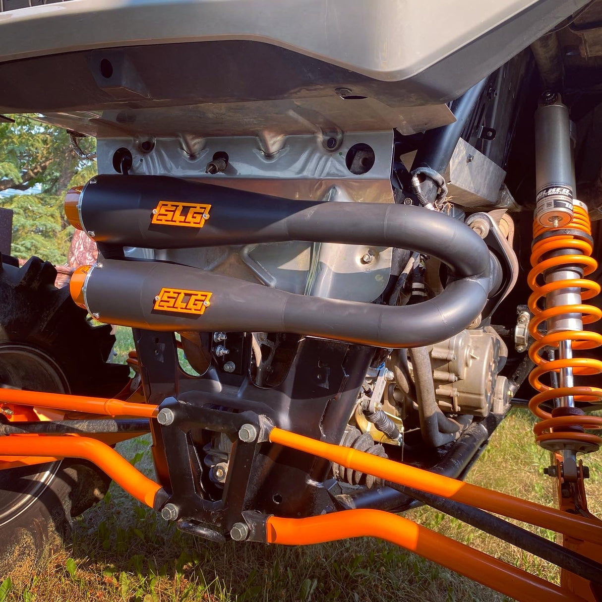 2018-2021 Polaris RZR XP and RS1 1000cc Sniper Quiet Series Dual Slip On