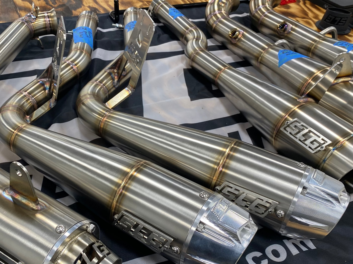 2016-2026 Gen 2 CanAm Renegade XMR 570-650-850-1000cc Sniper Quiet Series Slip On 45 Degree Exit