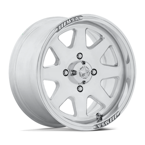 MSA M54 Spark UTV Polished Wheels, Cast Aluminum
