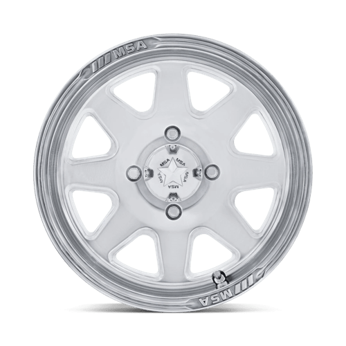 MSA M54 Spark UTV Polished Wheels, Cast Aluminum