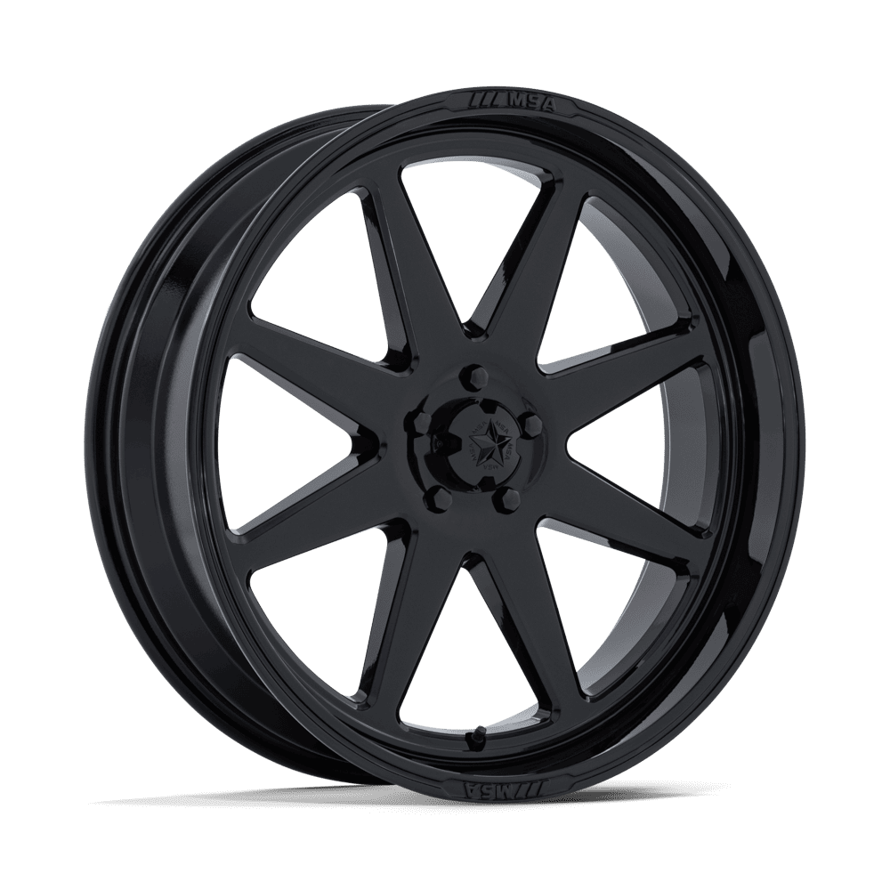 MSA M54 Spark UTV Gloss Black Wheels, Cast Aluminum