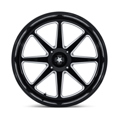 MSA M54 Spark UTV Gloss Black Milled Wheels, Cast Aluminum