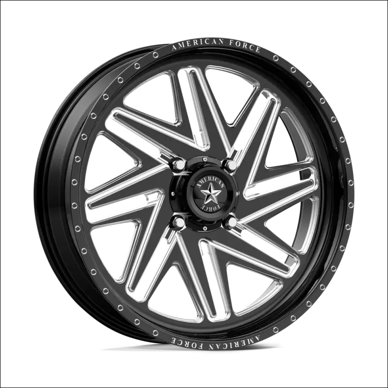 American Force K08 CARVER UTV - 4x156 / 20 / Black And Milled - Wheels
