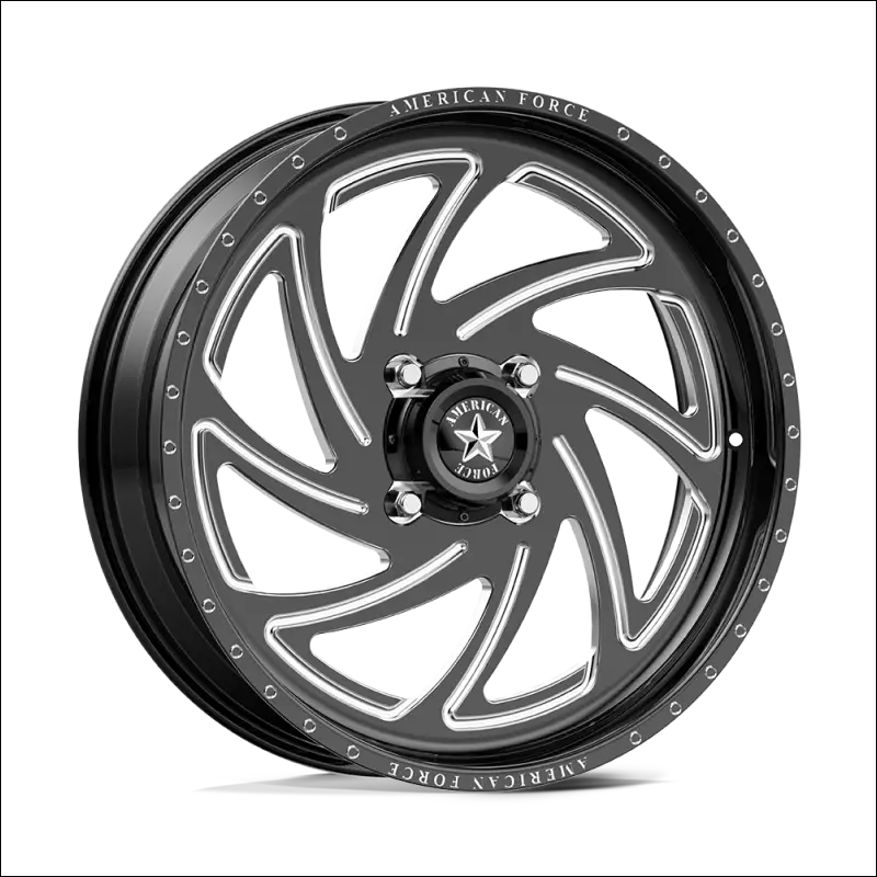 American Force K11 SEVEN UTV - 4x156 / 20 / Black And Milled - Wheels