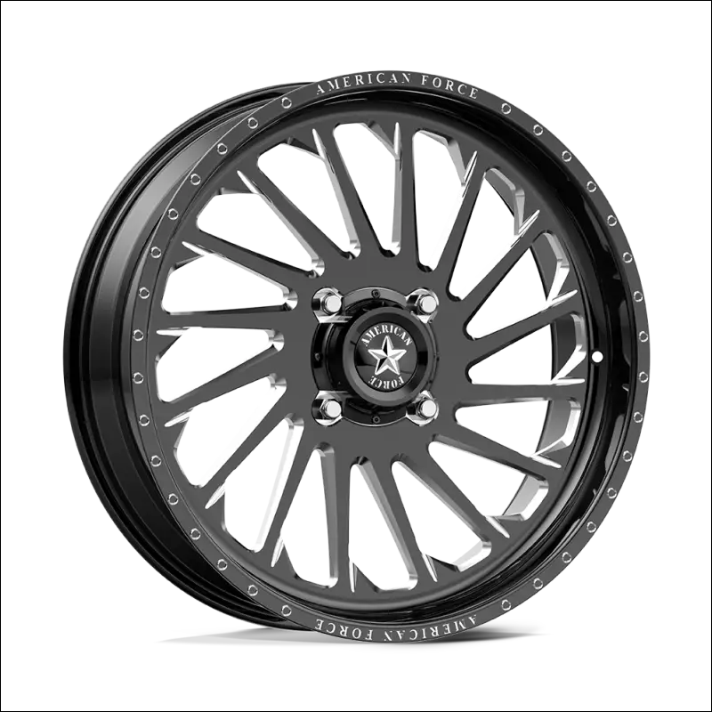 American Force K12 SHREDDER UTV - 4x156 / 20 / Black And Milled - Wheels