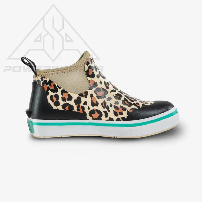 Camp Boots | Womens - Leopard/Aqua - 10 - Footwear