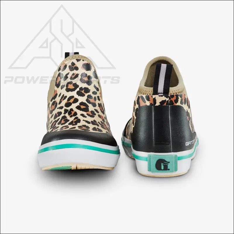 Camp Boots | Womens - Leopard/Aqua - 10 - Footwear