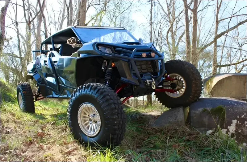 Can-Am Maverick Long Travel Kit - BLACK / Full replacement brake lines / ZBROZ 2.5 X2 SERIES DUAL RATE