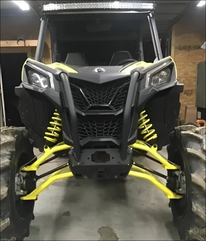 Can-Am Maverick Sport Forward A-Arms (60 models) - Black / Garage Product Bushings / Reuse OEM tie rods