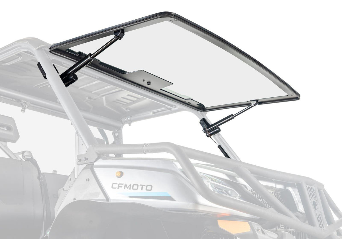 CFMOTO UForce 1000 MaxDrive Power Flip Glass Windshield