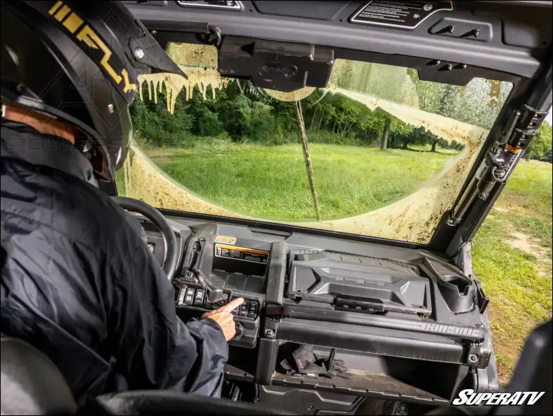 Can Am Defender Maxdrive Power Flip Glass Windshield