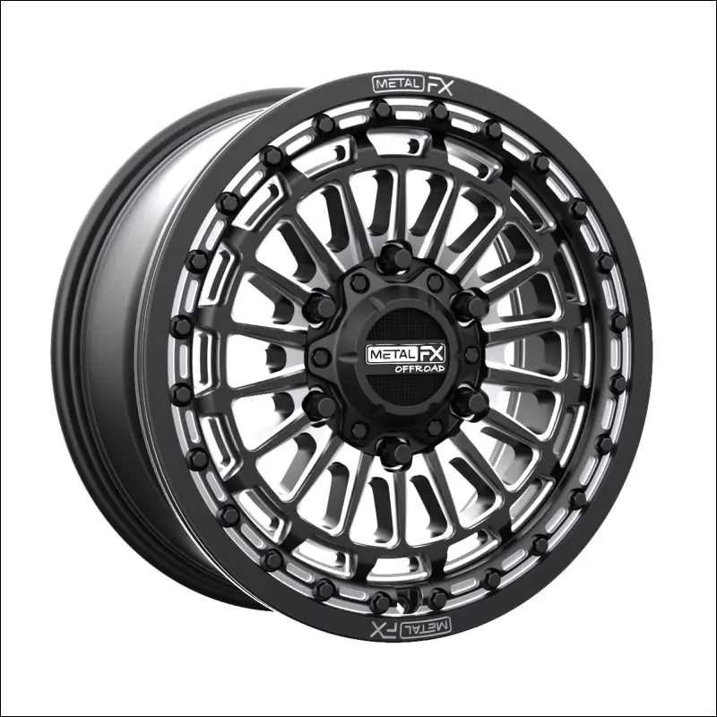 Delta 6R Beadlock | Satin Black Contrast Cut - 15x7 | +38mm/5 + 2 | 6x5.5 | 78342 (Maverick R) - Wheels