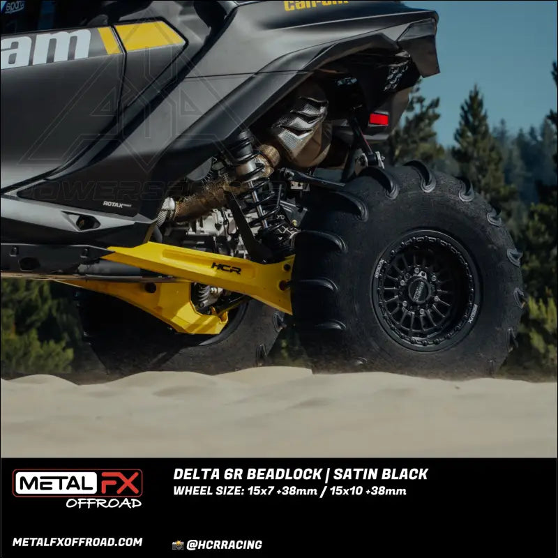 Delta 6R Beadlock | Satin Black - Wheels