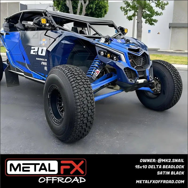 Delta Beadlock | Satin Black - Wheels