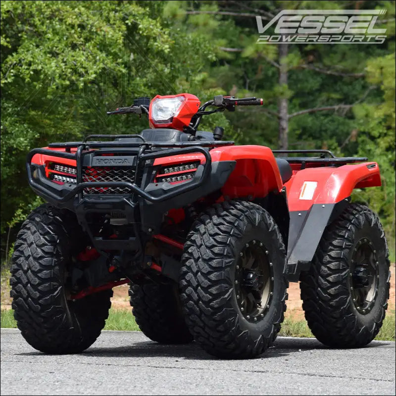 Dual Wide 8’’ LED Headlights for 2014-2025 Honda Rancher Foreman Rubicon - Head Lights