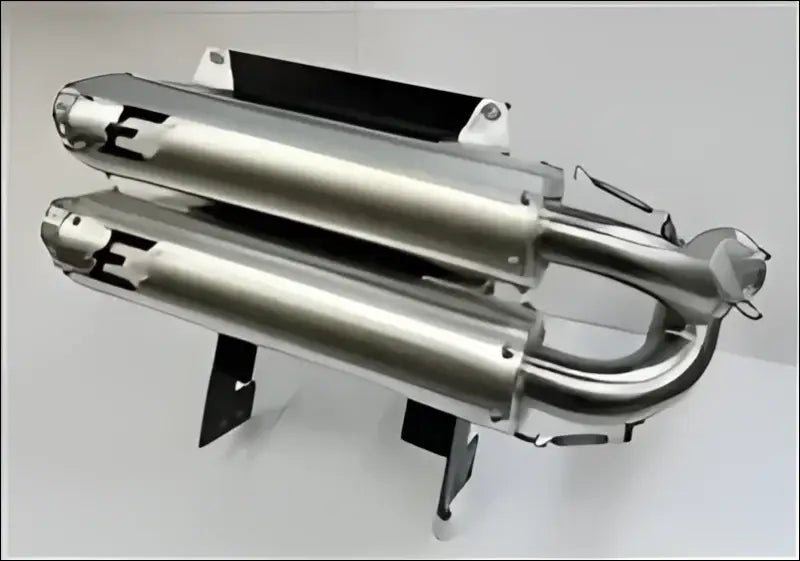 Empire Industries Can-am Maverick X3 Dual Slip On Exhaust - Brushed