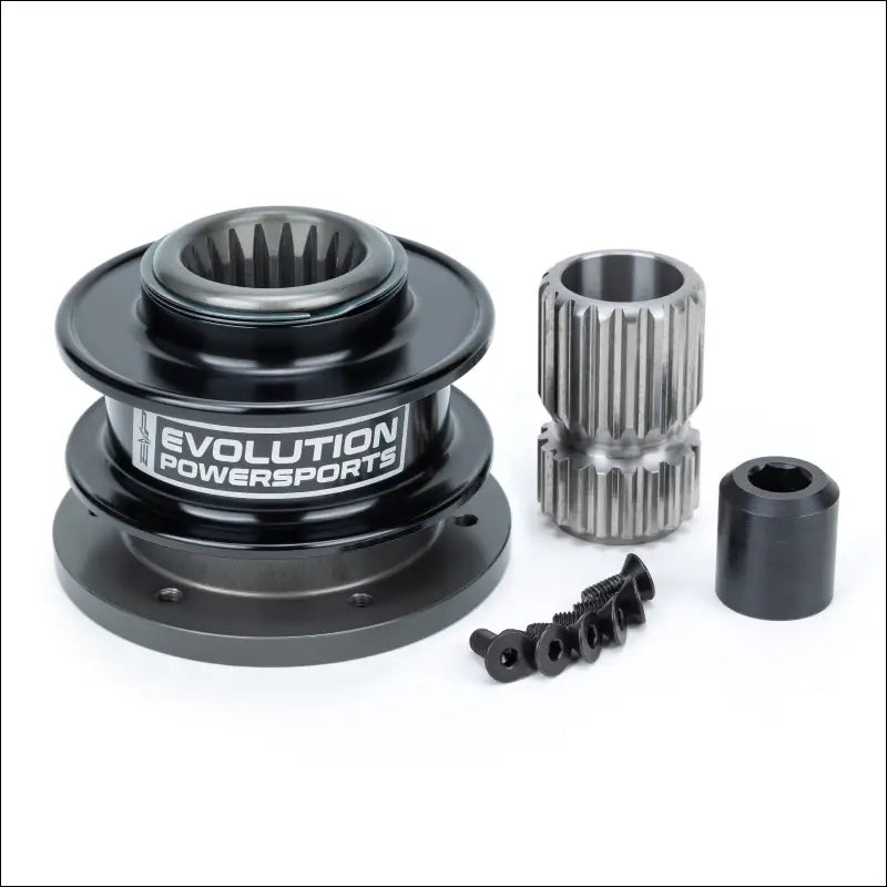 EVP.MOde Steering Wheel & Quick-Release Hub Adapter for Polaris RZR General Ranger - Quick Release and Splined Coupler