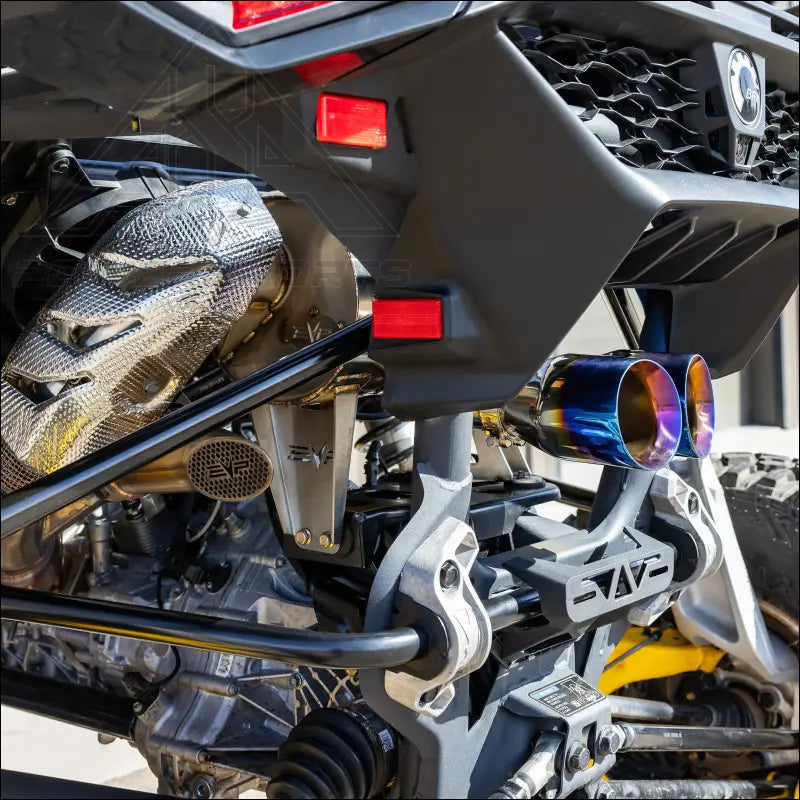 EVP Racing Dynamic Twin Exit Muffler for 2024 Can-Am Maverick R - Exhaust