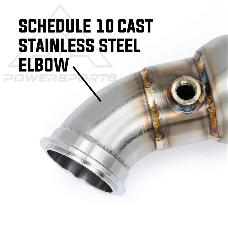 EVP Racing Shocker Electric Side-Dump Down Pipe with Bullet Muffler for 2024 Can-Am Maverick R - Exhaust