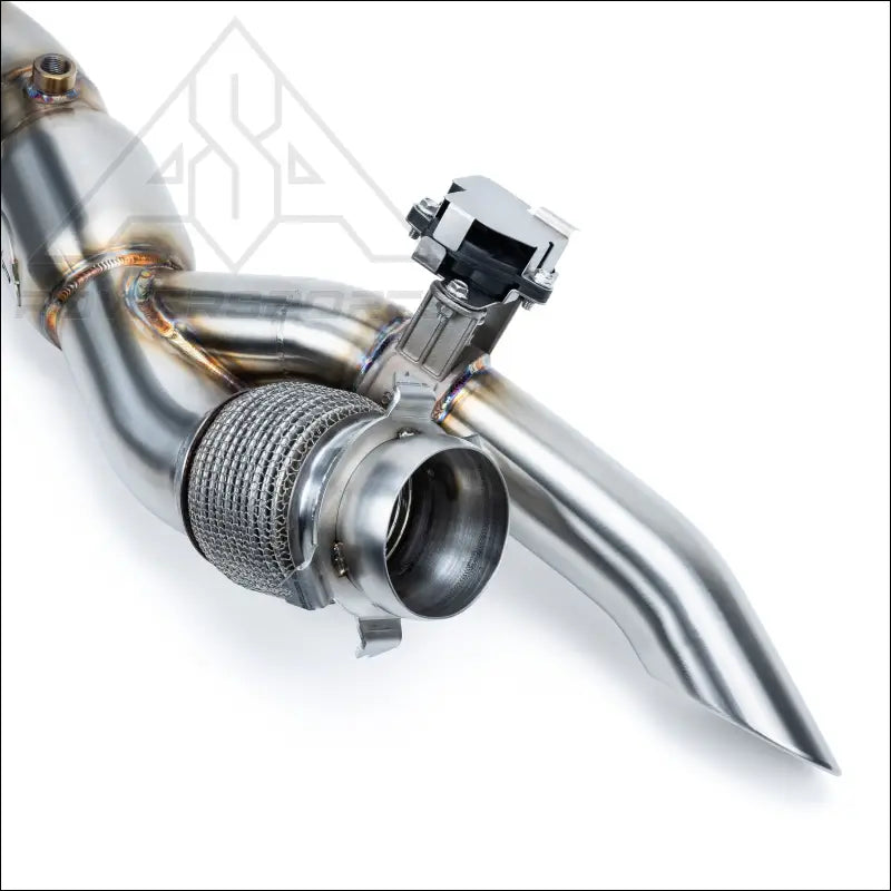 EVP Racing Shocker Electric Side-Dump Down Pipe with Bullet Muffler for 2024 Can-Am Maverick R - Exhaust