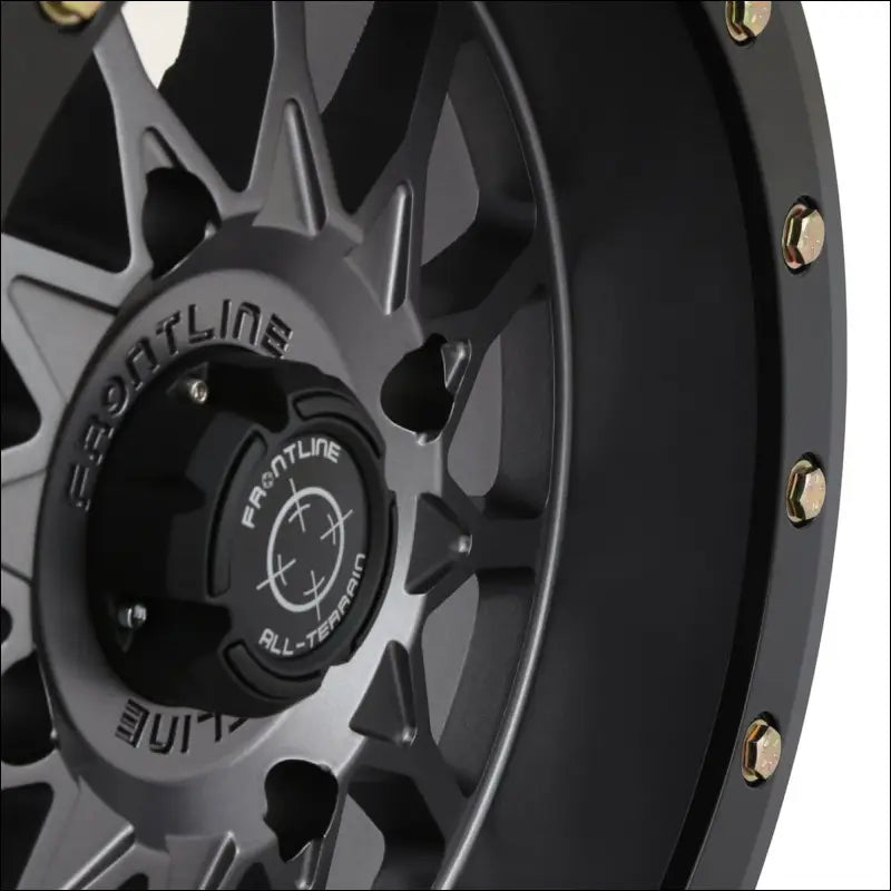 Frontline 223 Beadlock Wheels - Matte Black - 15x7 / 4x137 / 5 + 2 ( + 38mm)