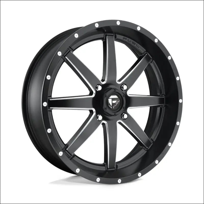 Fuel D538 Maverick Non-Beadlock Wheel Matte Black Milled - 15x7 / 4x156 / + 13mm - Wheels